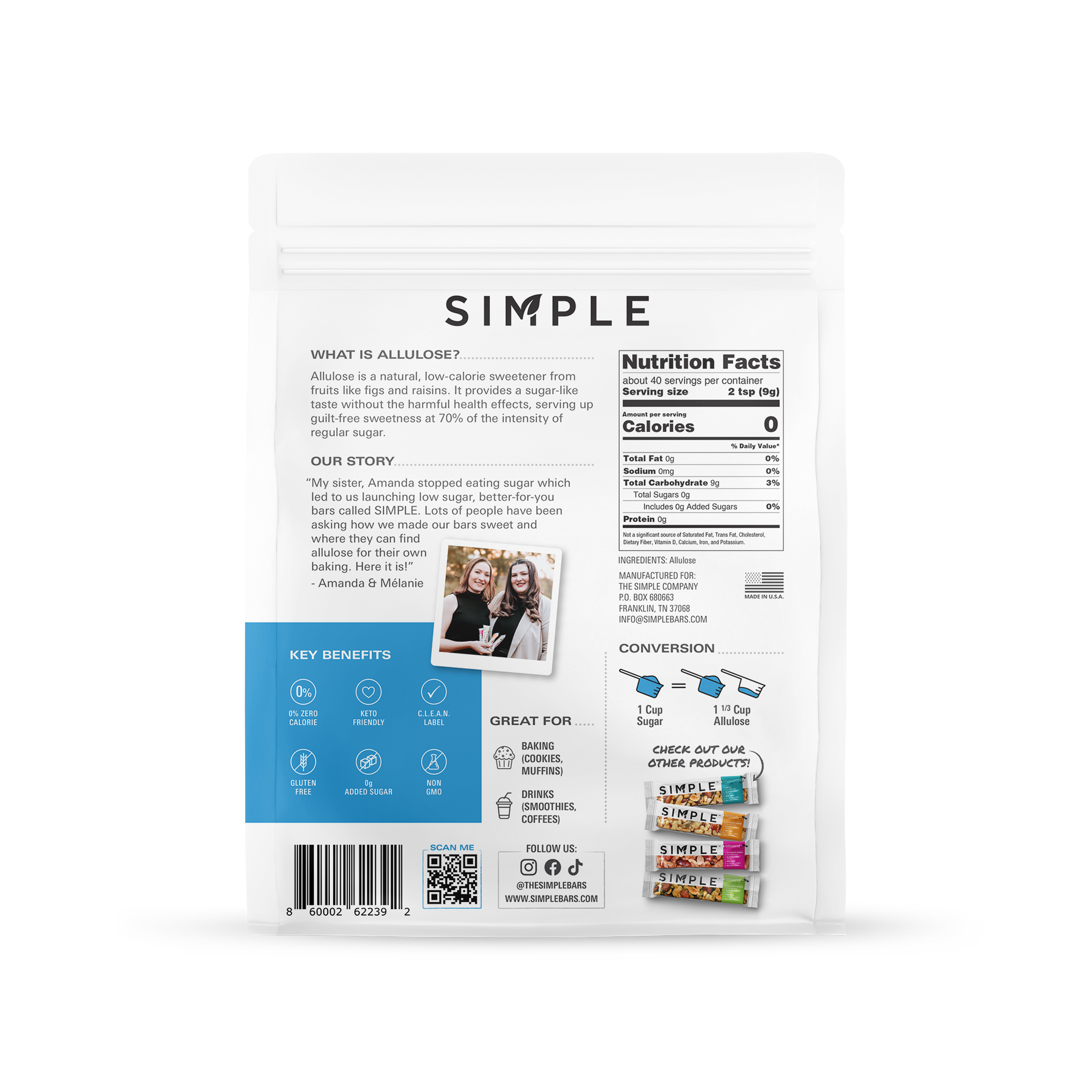 Allulose SIMPLE Allulose SIMPLE