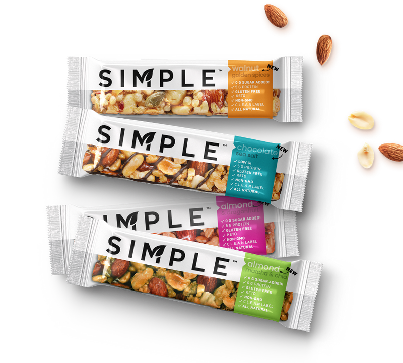 Simple Candy Bar SIMPLE Bars I Healthy Snack Bars I No Added Sugars I All Natural ...