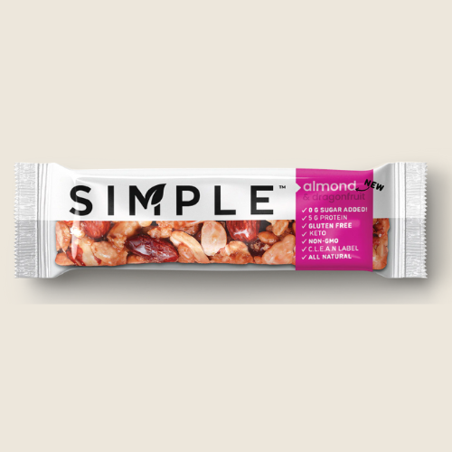 An image of a SIMPLE Bar, a delicious and nutritious snack.