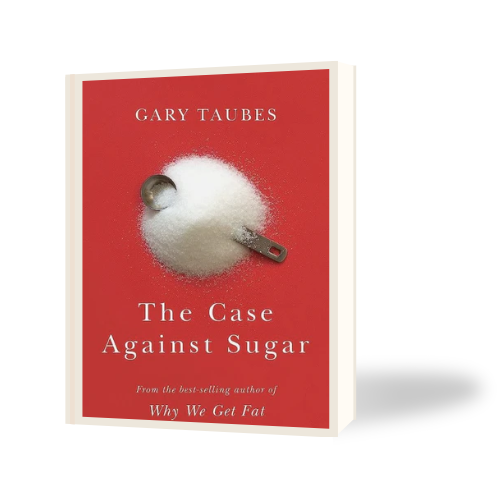 A bright red book cover of 