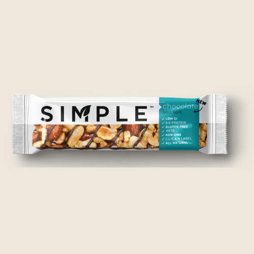 An image of a SIMPLE Bar, a delicious and nutritious snack.