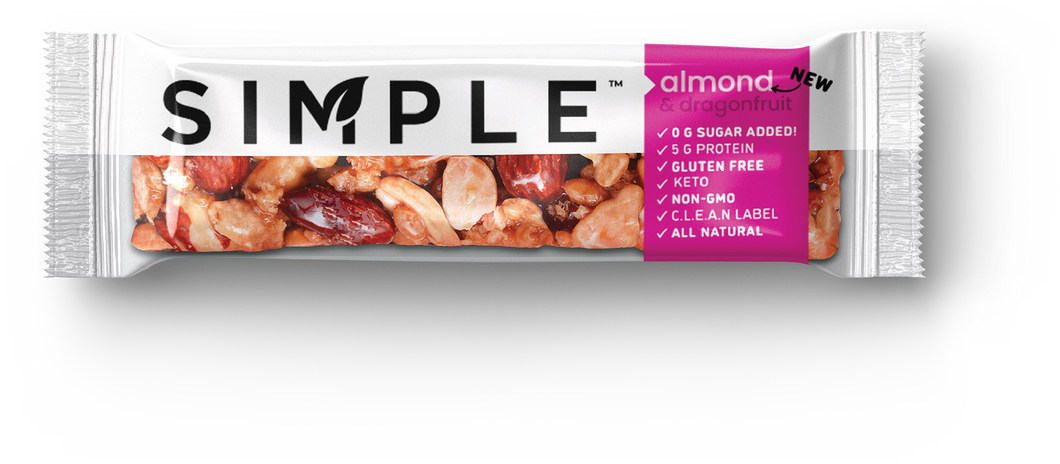 Almond & Dragonfruit - 12 bars
